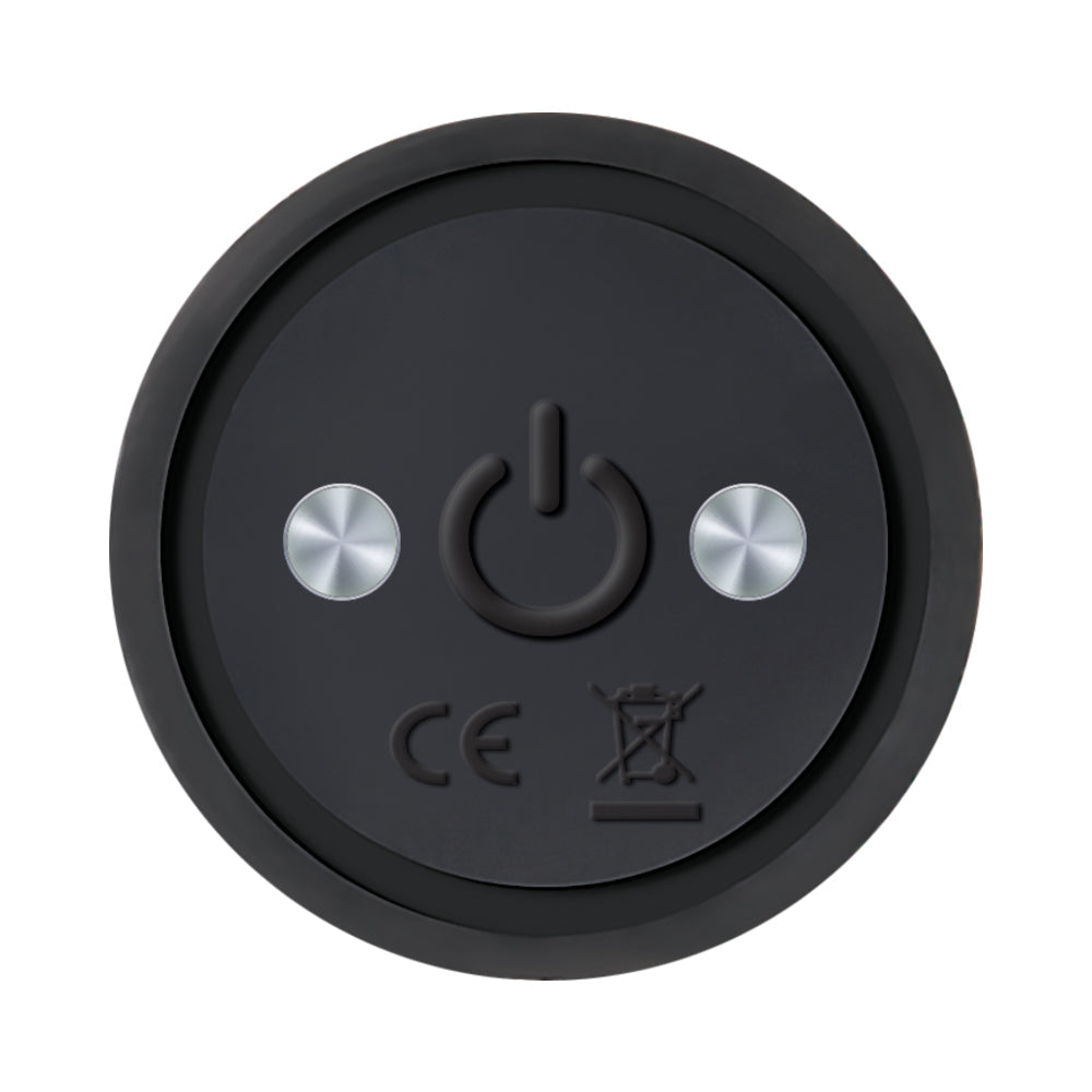 Zero Tolerance The Emperor Vibrating Silicone Prostate Massager Black - Fantasies Boutique