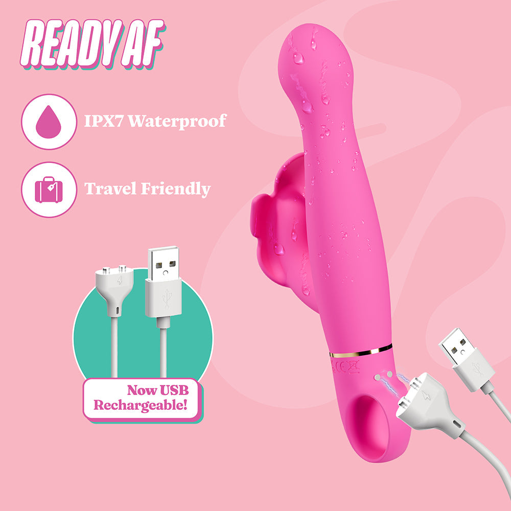 Aria Naughty AF 2.0 Rechargeable Vibe Plum