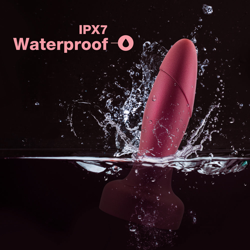 Anal Adventures Matrix Atomic Plug with Remote Martian Wine - Fantasies Boutique