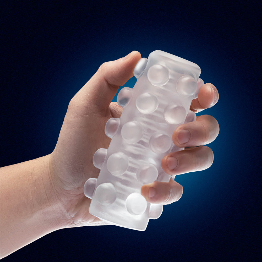 RIZE! Swich Glow in the Dark Self-Lubricating Stroker Clear - Fantasies Boutique