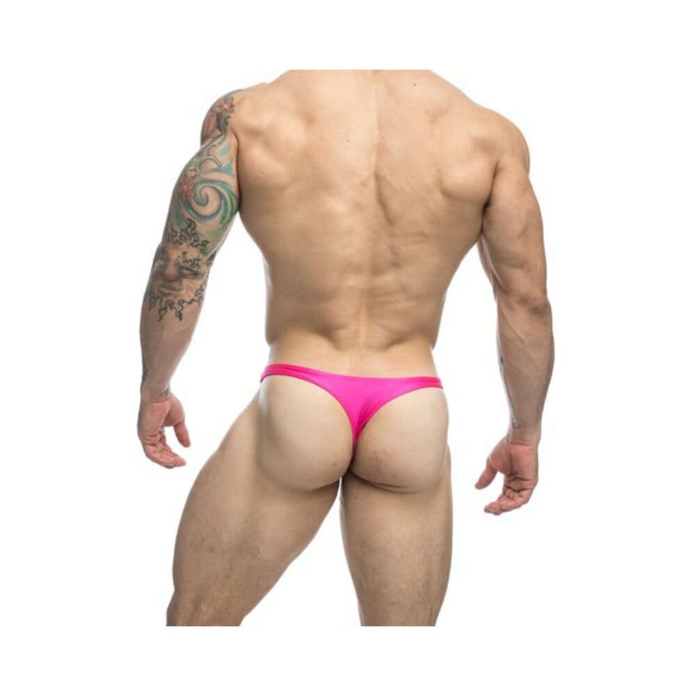 MaleBasics JUSTIN + SIMON Classic Tanga Pink 2XL - Fantasies Boutique