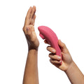 Womanizer Premium 2 Rechargeable Silicone Luxurious Pleasure Air Clitoral Stimulator Raspberry - Fantasies Boutique