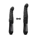 Temptasia Lazarus Rechargeable 10 in. Silicone Thrusting Dildo Black - Fantasies Boutique