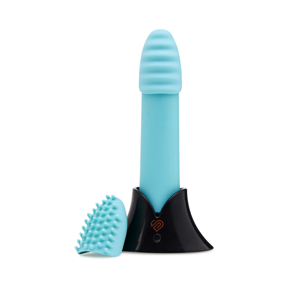 Nu Sensuelle Point Plus Bullet with Sleeves Tiffany Blue - Fantasies Boutique