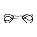 Japanese Style Bondage - 100% Cotton Wrist or Ankle Cotton Cuffs Black - Fantasies Boutique