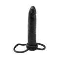 Pipedream Anal Fantasy Collection Double Trouble 6 in. Dual-Entry Strap-On Dildo Black - Fantasies Boutique