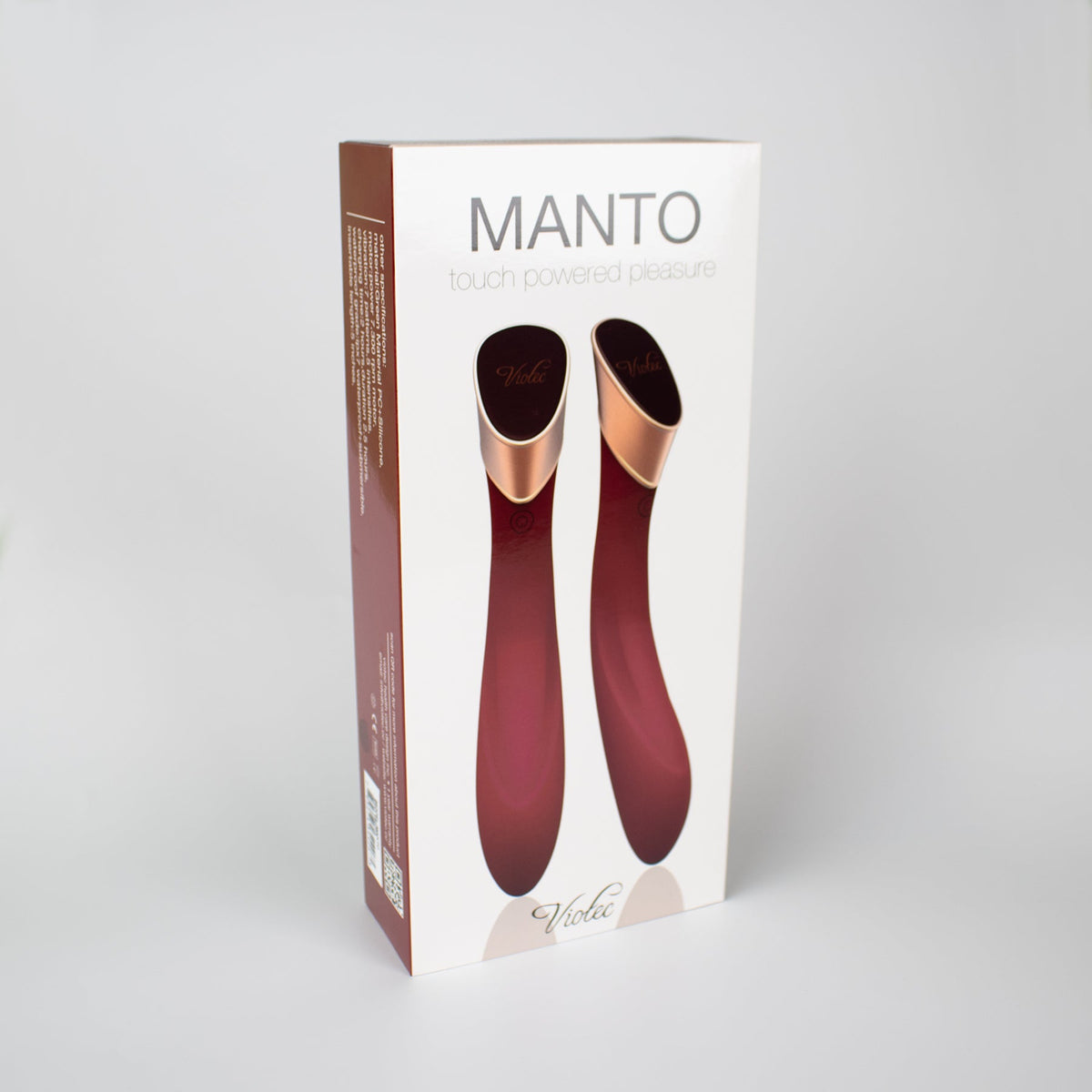 Manto Touch Panel G-Spot Vibrator Wine Red - Fantasies Boutique