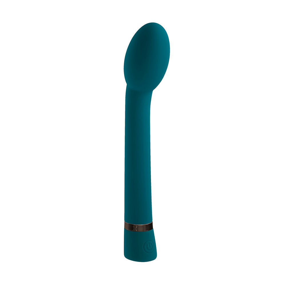 Playboy On The Spot Rechargeable Silicone G-Spot Vibrator Deep Teal - Fantasies Boutique