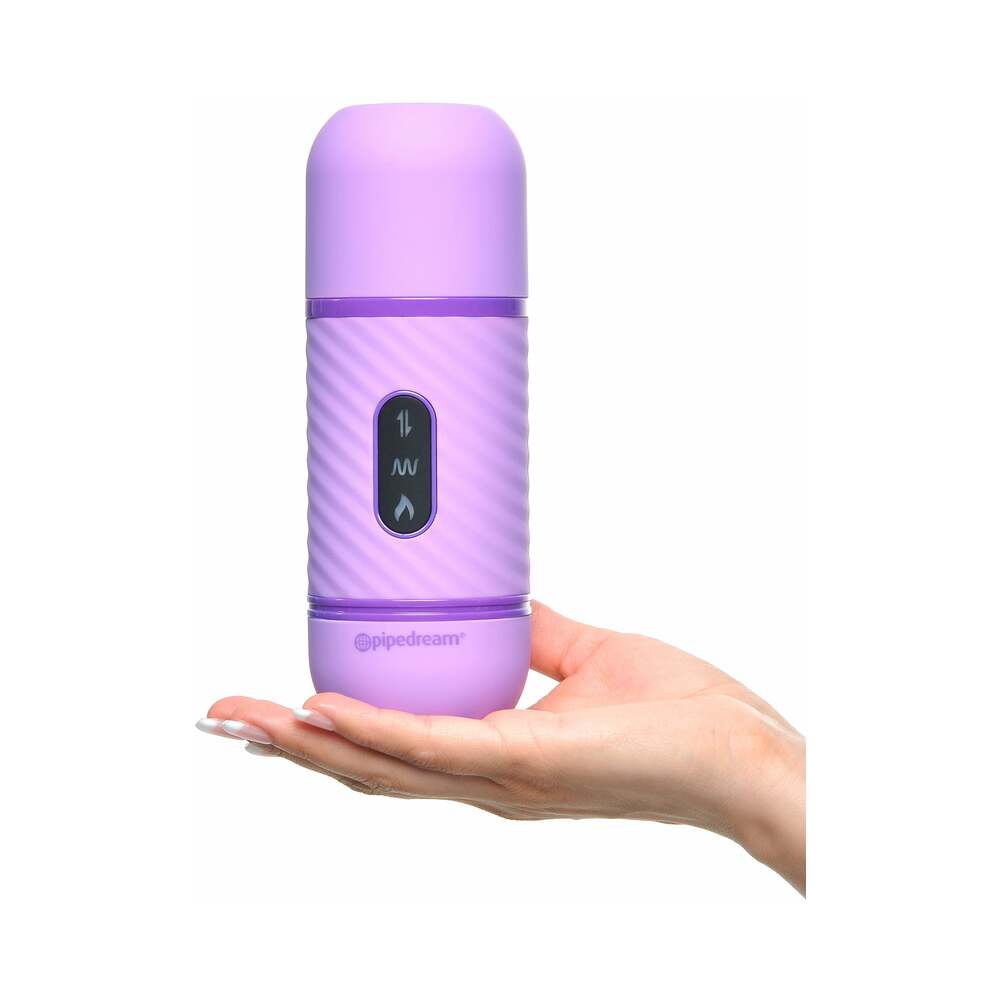 Pipedream Fantasy For Her Love Thrust-Her Rechargeable Silicone Thrusting Vibrator Purple - Fantasies Boutique