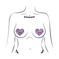 Pastease Tits My Birthday! Heart Breast Pasties with Confetti