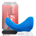 Hunkyjunk Buzzfuck Cock & Ball Sling with Taint Vibrator Teal Ice - Fantasies Boutique