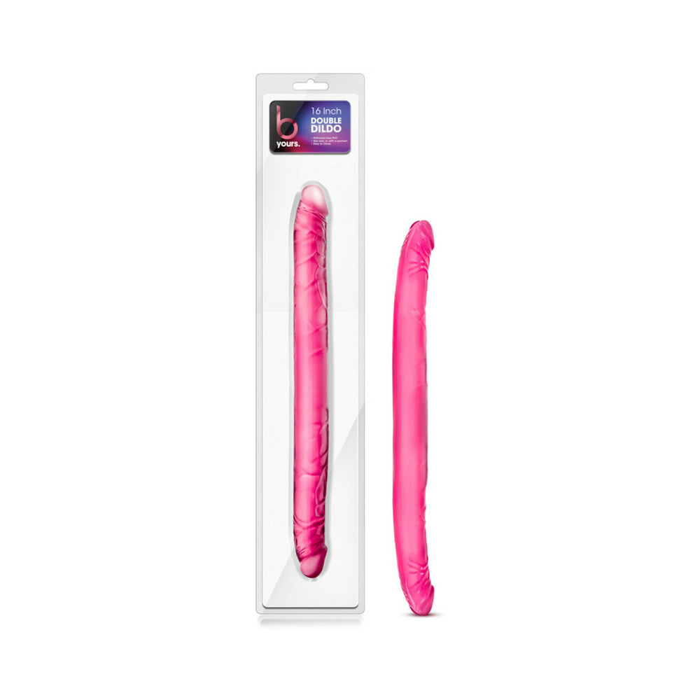 Blush B Yours 16 in. Double Dildo Pink - Fantasies Boutique