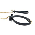 Temptasia Ardor Collar & Leash Black with Bow
