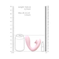 Shots Irresistible Desirable Rechargeable Silicone Soft Pressure Air Wave Dual Stimulator Pink - Fantasies Boutique