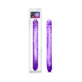 Blush B Yours 18 in. Double Dildo Purple - Fantasies Boutique