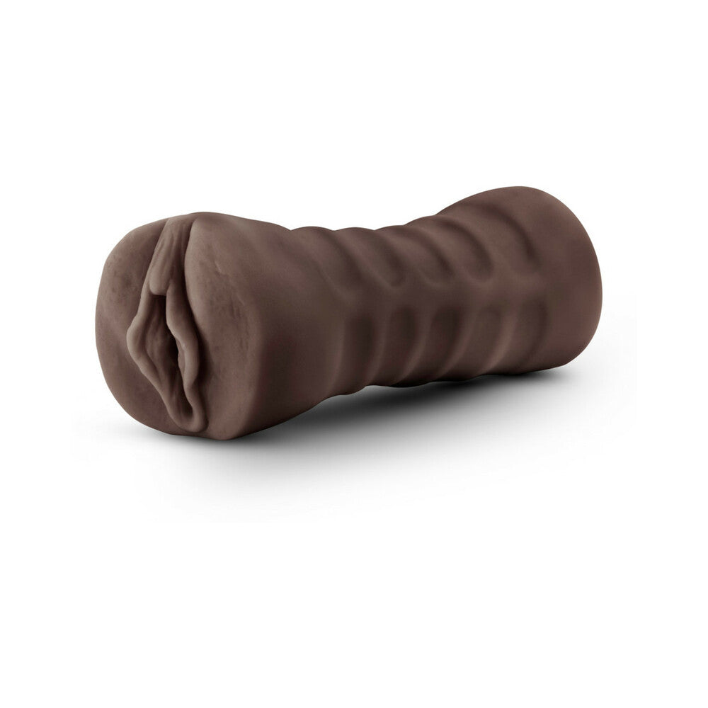 Hot Chocolate Alexis Vagina Stroker with Bullet Vibrator Brown - Fantasies Boutique