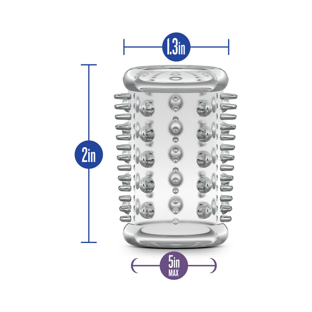 Blush Stay Hard Cock Sleeve 03 Penis Enhancer Clear - Fantasies Boutique