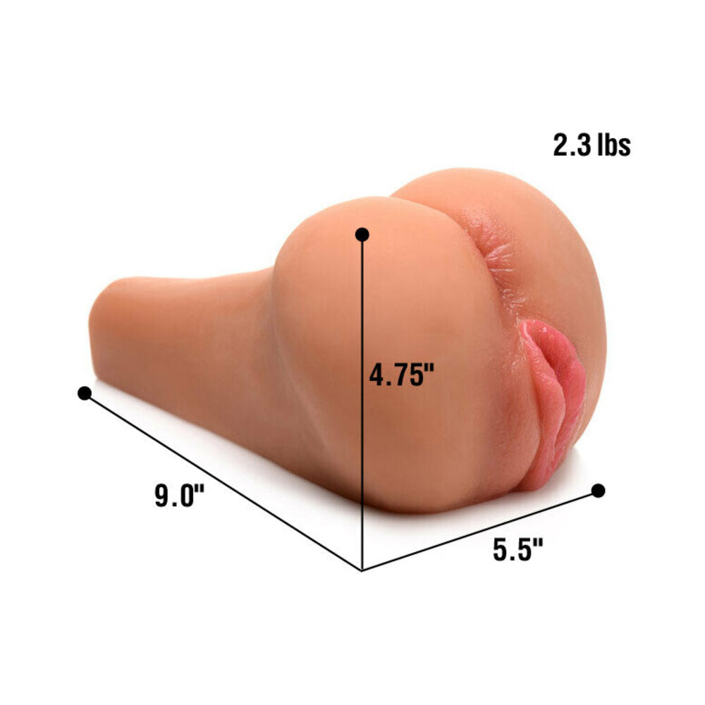 Curve Toys Mistress Juicy Tia Dual Entry Doggy Style Masturbator Medium - Fantasies Boutique