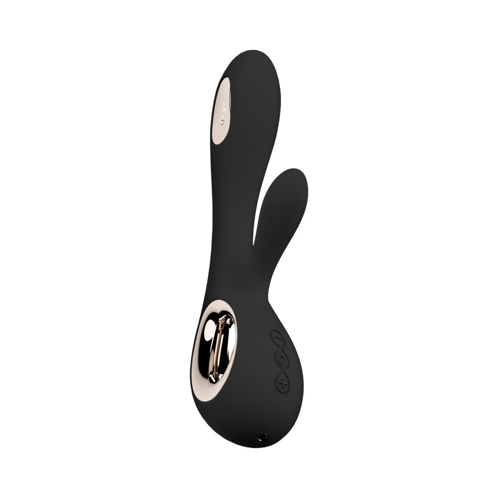 LELO SORAYA WAVE Rechargeable Rabbit Vibrator Black - Fantasies Boutique