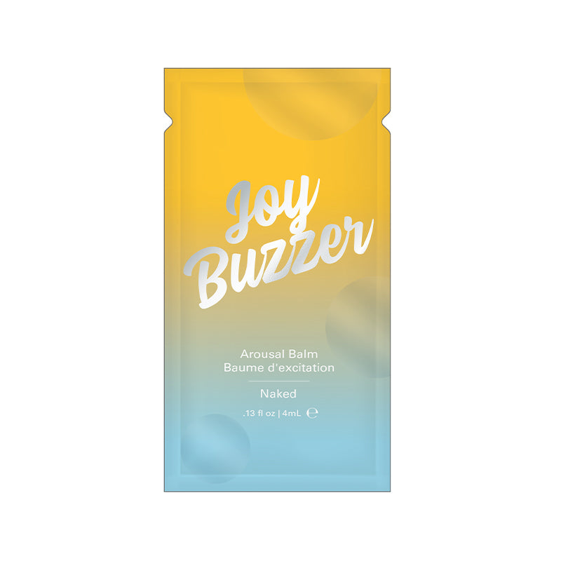 Jelique Joy Buzzer Clitoral Arousal Balm Naked .13 oz Foil - Fantasies Boutique