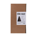 Tantus Cone Squat Dildo Onyx (Box) - Fantasies Boutique