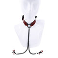 Sportsheets Saffron Collar with Nipple Clamps - Fantasies Boutique