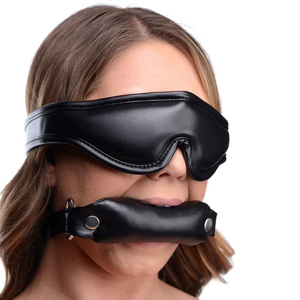 STRICT Padded Blinfold and Gag Bit