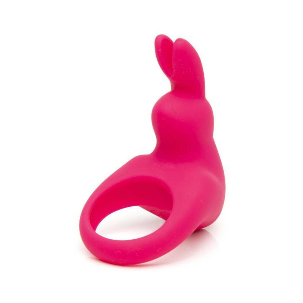 Happy Rabbit Rechargeable Silicone Cockring With Ears Pink - Fantasies Boutique