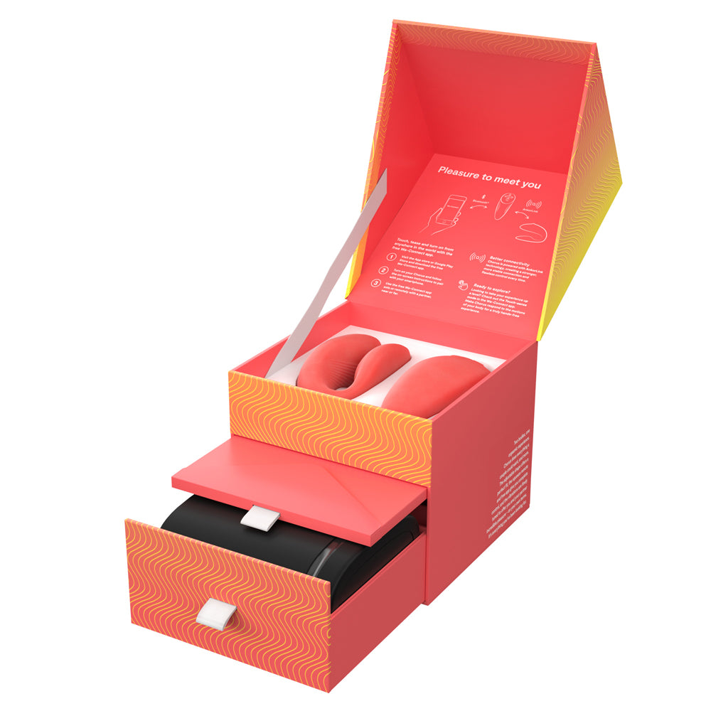 We-Vibe Chorus Rechargeable Remote-Controlled Silicone Couples Vibrator Crave Coral - Fantasies Boutique