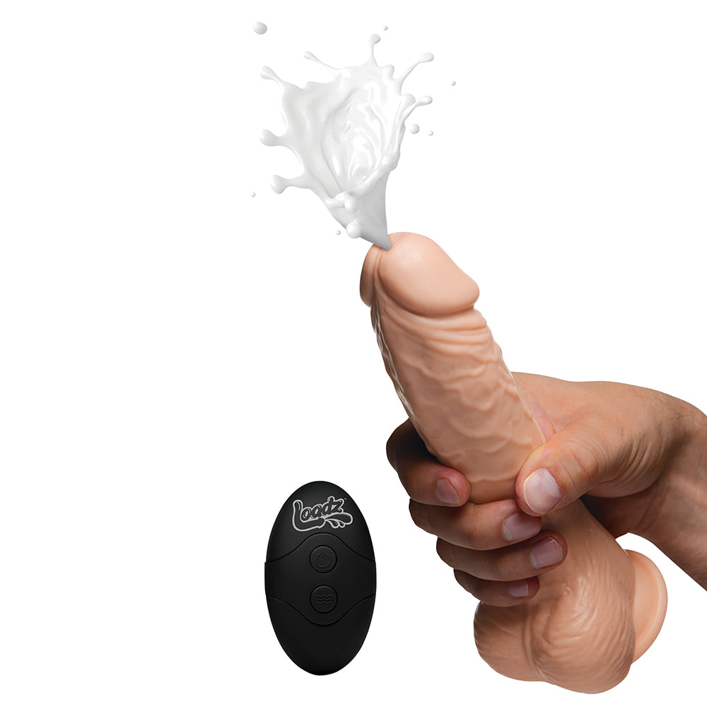 Loadz 7 in. Squirting Dildo Light
