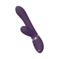 VIVE TANI Rechargeable Finger Motion With Pulse-Wave & Vibrating Silicone Dual Stimulator Purple - Fantasies Boutique