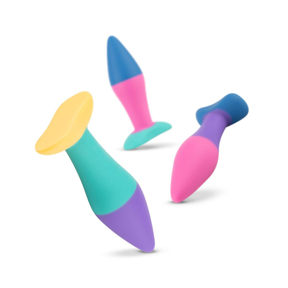 PMV20 Koda 3-Piece Butt Plug Set Multicolor - Fantasies Boutique