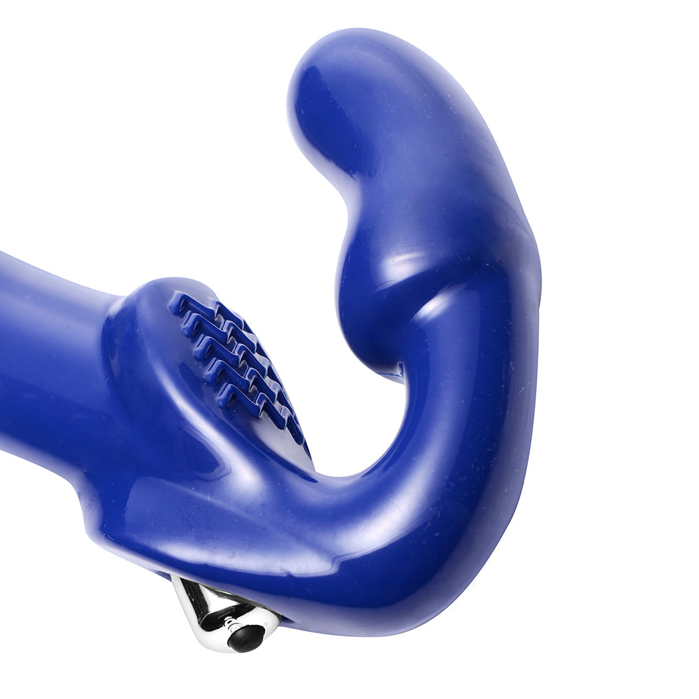 Strap U Revolver II Strapless Strap On Dildo (Blue) - Fantasies Boutique