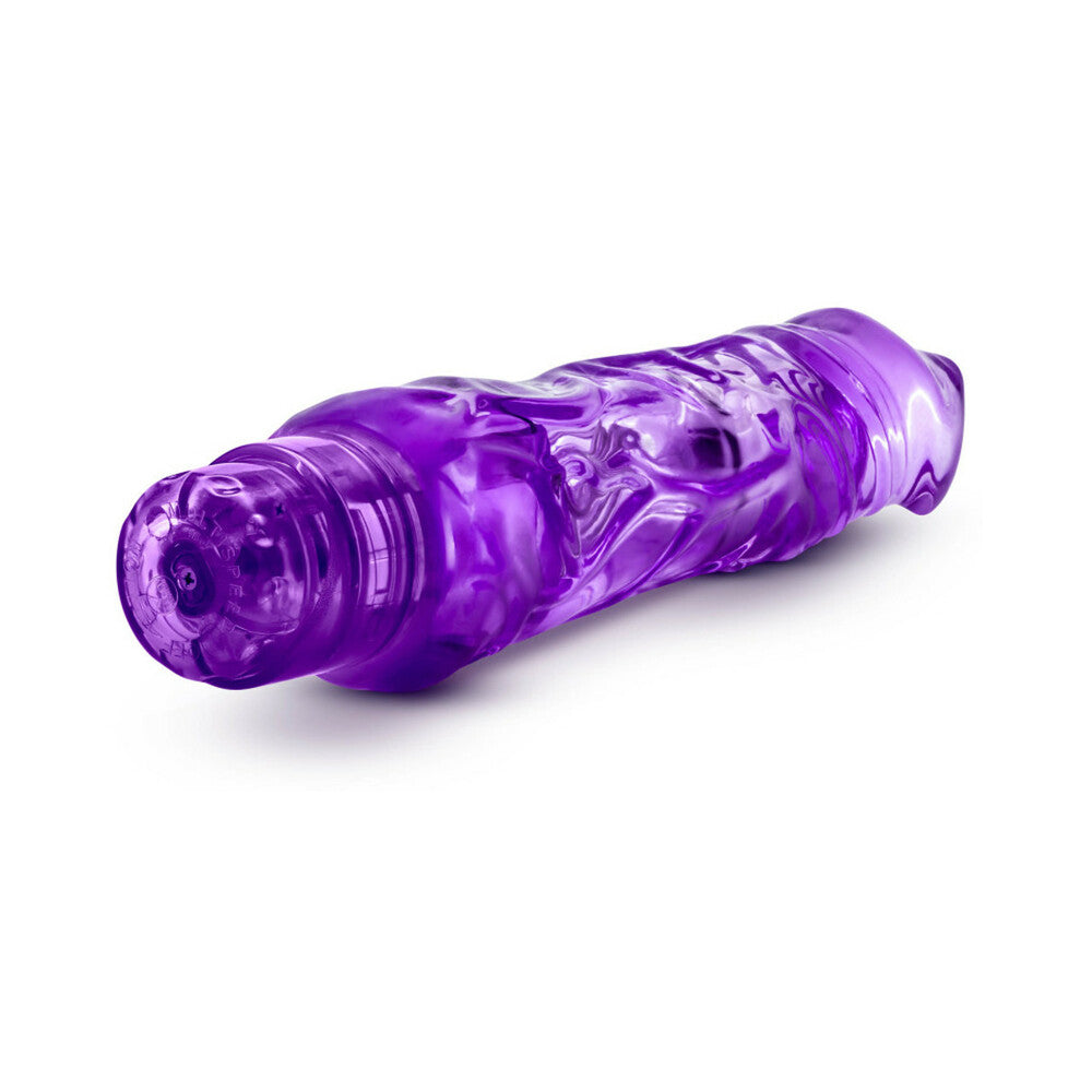 Naturally Yours Wild Ride Realistic 9 in. Vibrating Dildo Purple - Fantasies Boutique