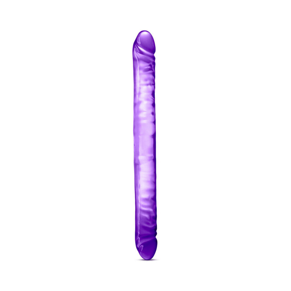 Blush B Yours 18 in. Double Dildo Purple - Fantasies Boutique