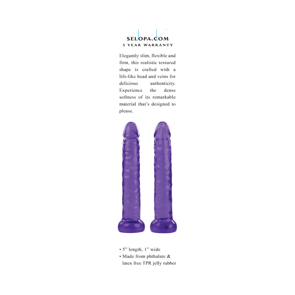 Selopa Slimplicity 6 in. Jelly Dong Purple