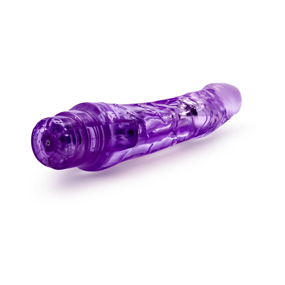Naturally Yours Mambo Vibe Realistic 9 in. Vibrating Dildo Purple - Fantasies Boutique