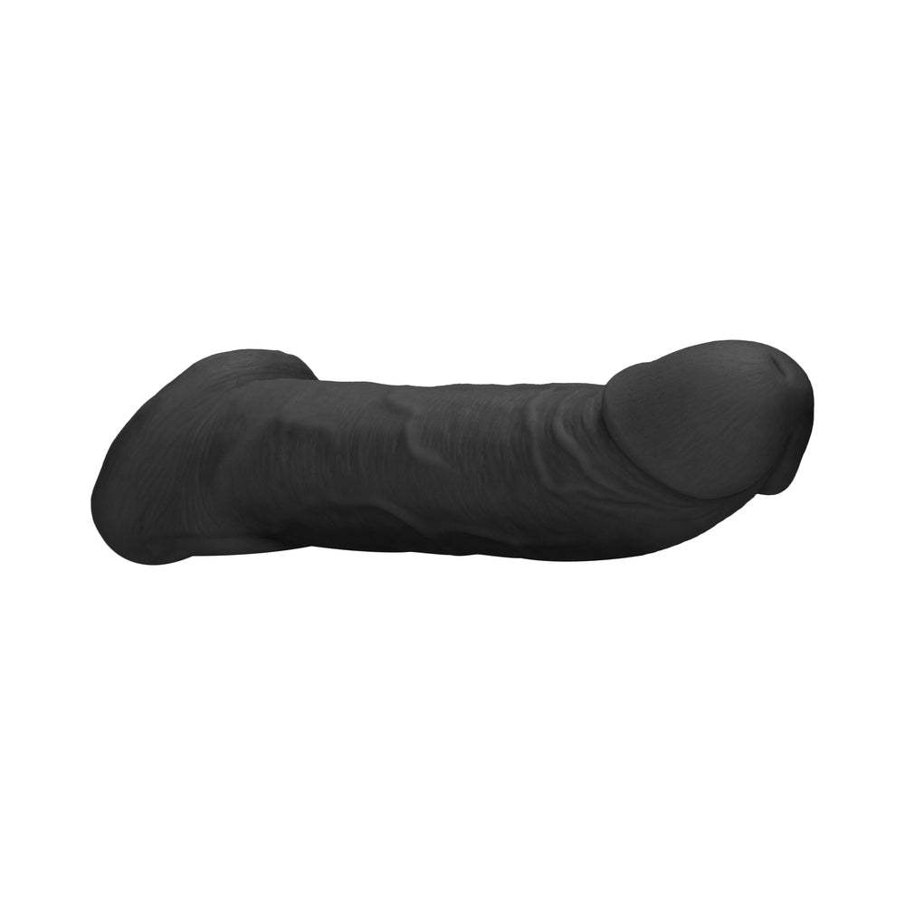 RealRock Realistic 9 in. Penis Sleeve Extender Sling Black - Fantasies Boutique