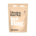 In A Bag Vibrating Butt Plug 4 in. Black - Fantasies Boutique