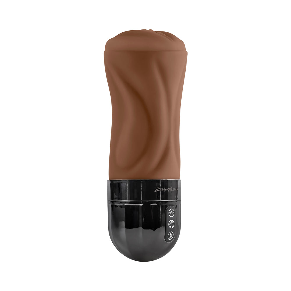 Zero Tolerance Tight Lipped Rechargeable Stroker with Suction Dark - Fantasies Boutique