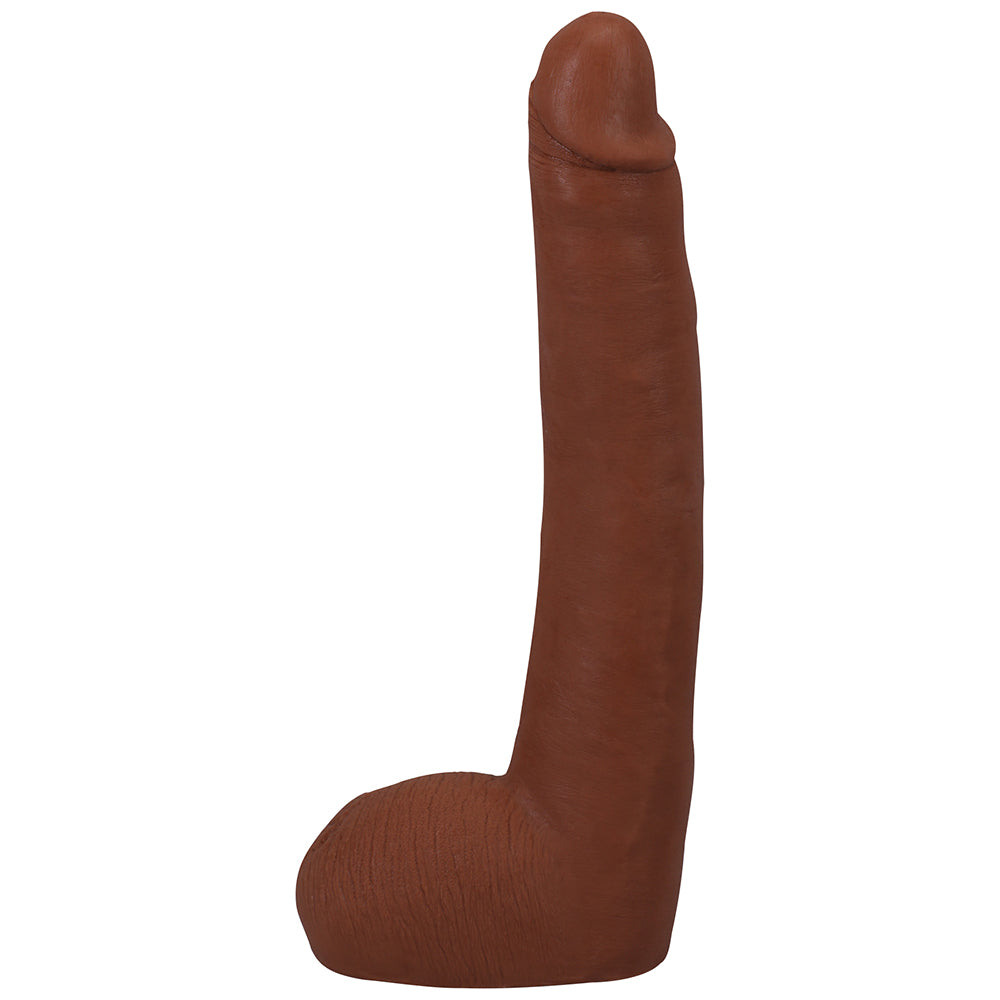 Signature Cocks Alex Jones ULTRASKYN 11 in. Dual Density Dildo with Removable Vac-U-Lock Suction Cup Tan - Fantasies Boutique