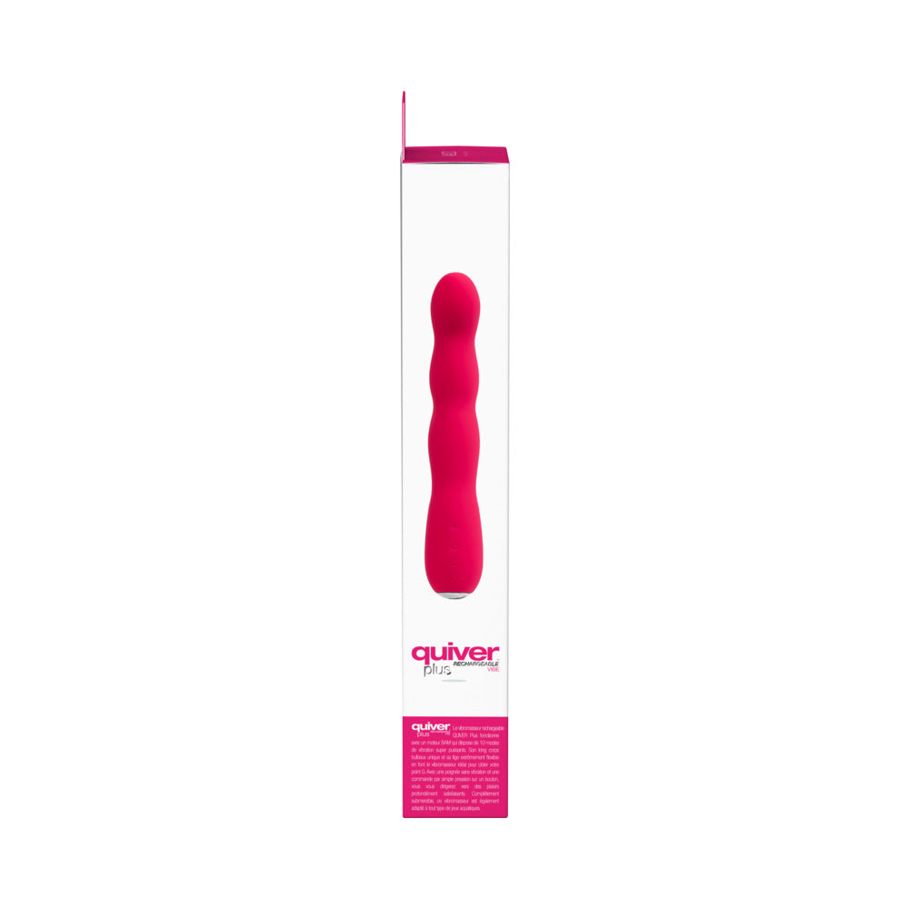VeDO Quiver Plus Rechargeable Vibe Foxy Pink - Fantasies Boutique