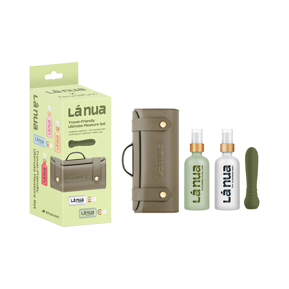 La Nua Gift Bag 5 Ultra Bullet + 100Ml Mist Toy Cleaner + 100Ml Cucumber Aloe Lube - Fantasies Boutique
