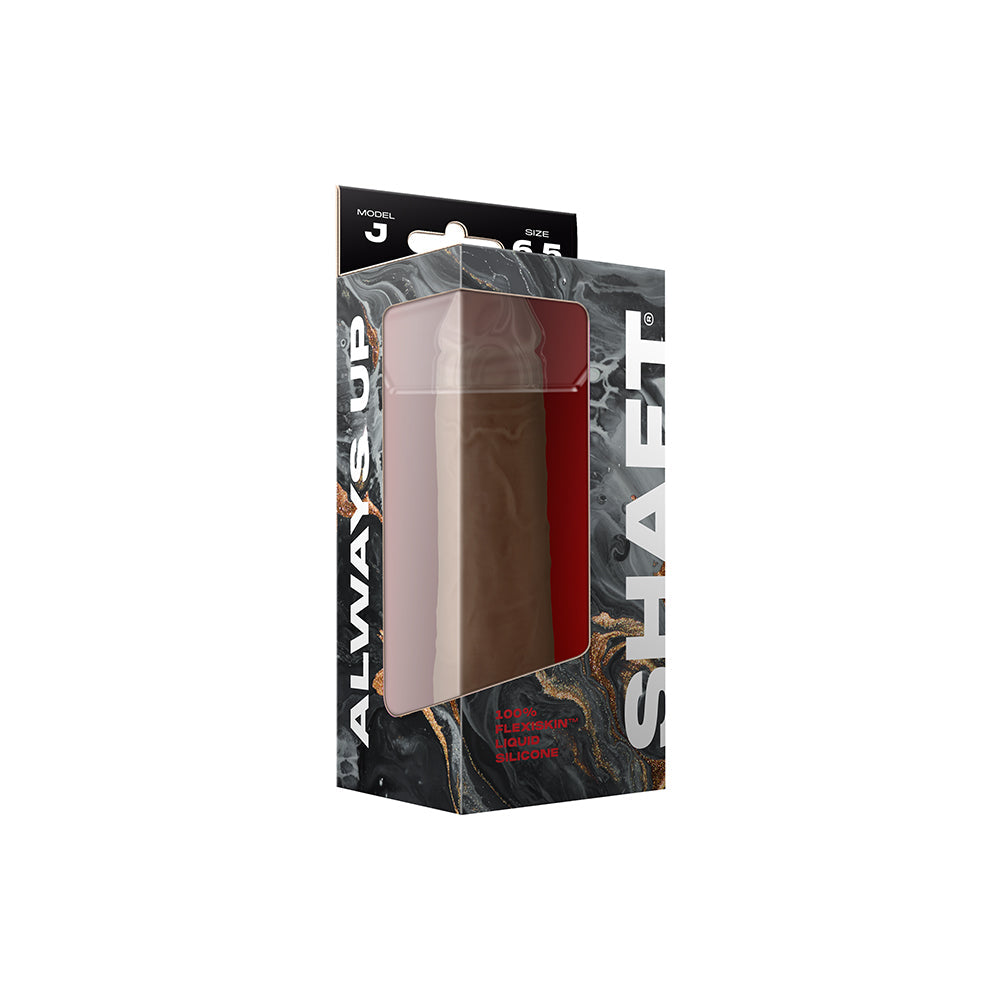 Shaft Model J: 6.5 in. Dual Density Silicone Dildo Oak - Fantasies Boutique