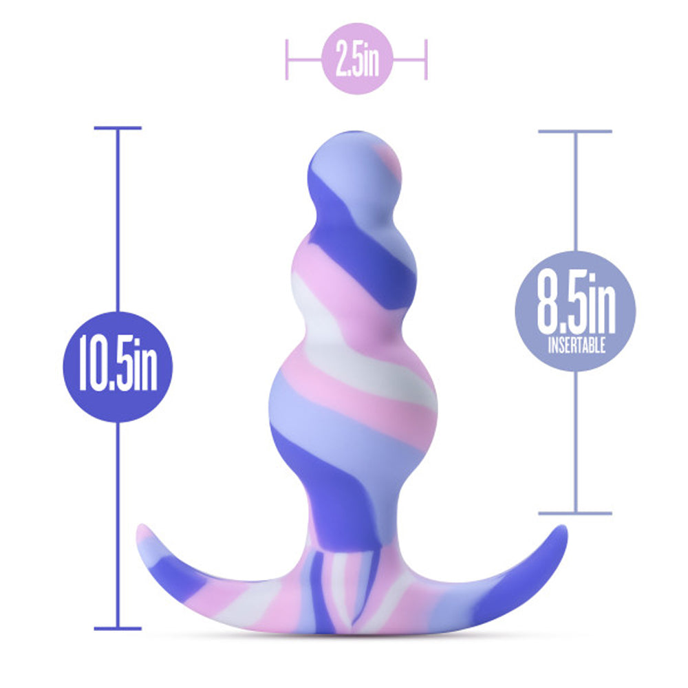 Blush Avant Twilight Silicone Anal Plug Blue - Fantasies Boutique