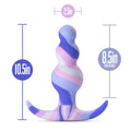 Blush Avant Twilight Silicone Anal Plug Blue - Fantasies Boutique
