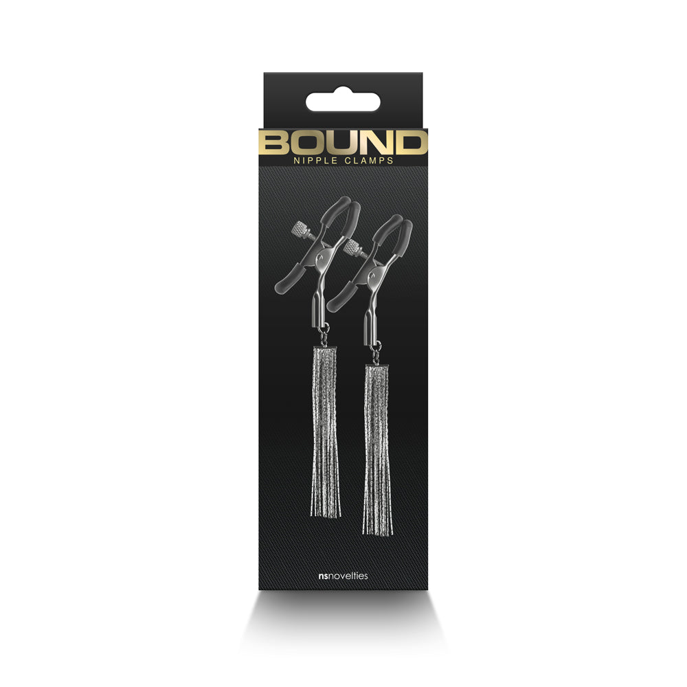 Bound Nipple Clamps D2 Gunmetal - Fantasies Boutique