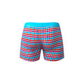 Male Power So Cumfy Gingham Boxer Brief Turquoise L