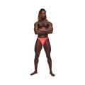 Male Power Barely There Bong Thong Coral L/XL
