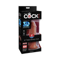 King Cock Plus 6 in. Triple Density Cock Realistic Dildo With Suction Cup Brown - Fantasies Boutique